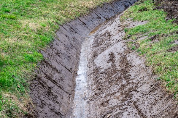 Cost of Drainage Ditch Construction in La Porte