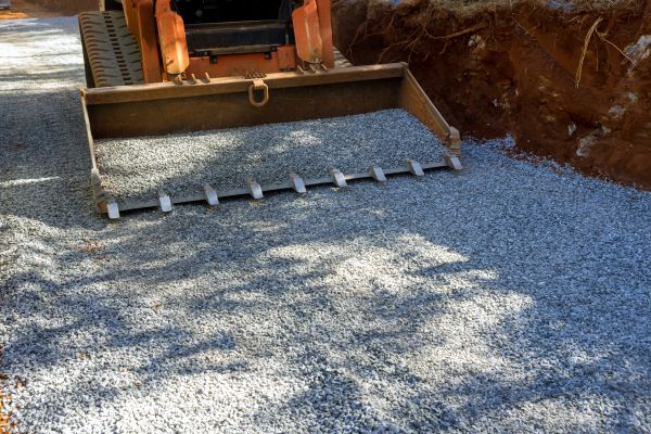 Gravel Driveway Rut Repair in La Porte