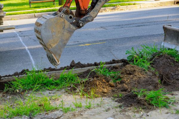 Cost of Sewer Line Trenching in La Porte