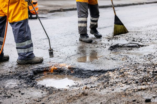 Cost of Gravel Pothole Repair in La Porte