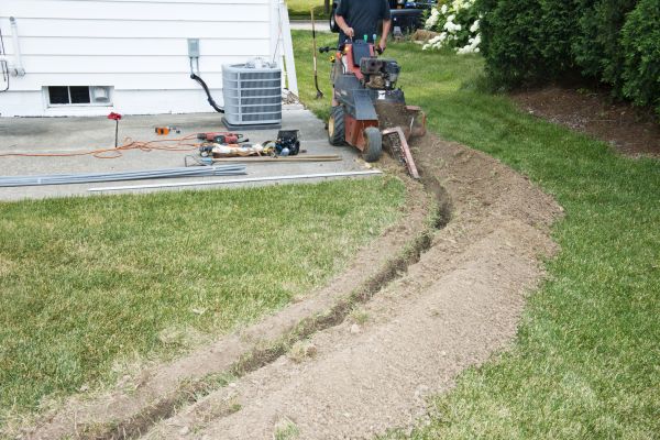 Cost of Electrical Trenching Service in La Porte
